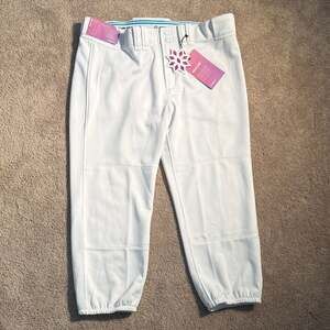Rip It Womens Softball Pants White Elastic Classic With Adira Size XL